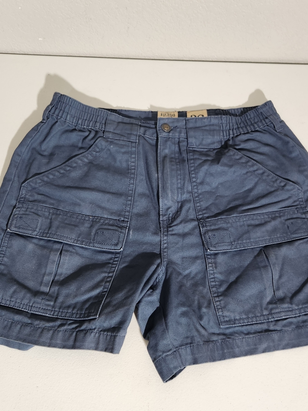 RedHead Navy Cargo Shorts Blue Size 32